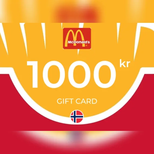 McDonald's Gift Card 1000 NOK Key - NORWAY