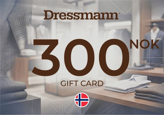 Dressmann Gift Card 300 NOK
