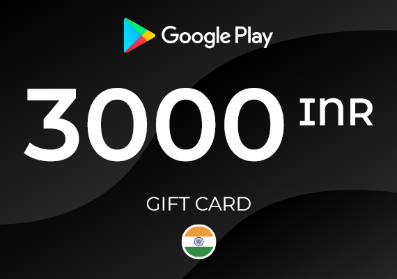 Google Play Gift Card 3000 INR