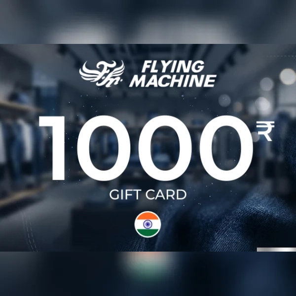 Flying Machine Gift Card 1000 INR Key - INDIA