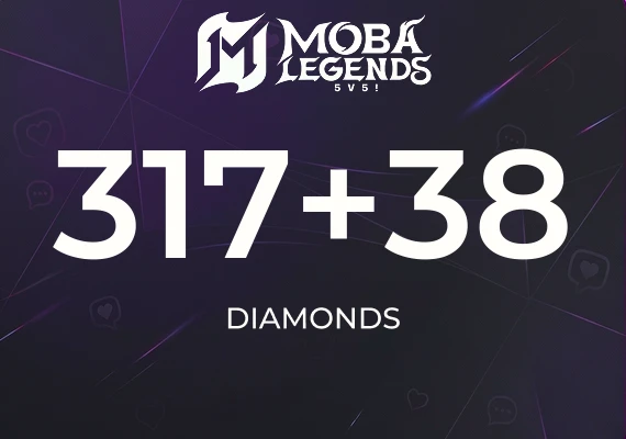 Moba Legends - 317 Diamonds + 38 Bonus
