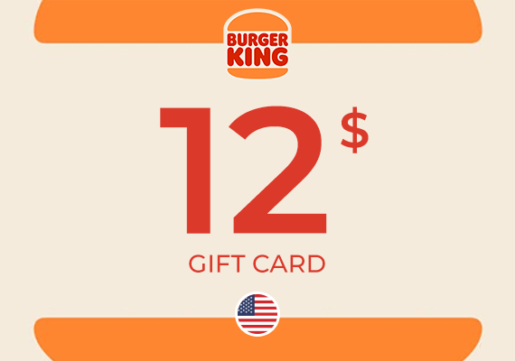 Burger King Gift Card 12 USD