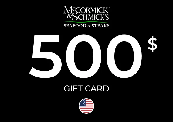 McCormick & Schmick's Gift Card 500 USD