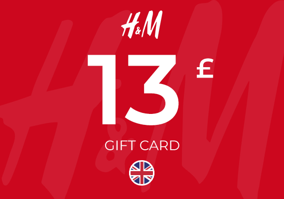 H&M Gift Card 13 GBP H&M Gift Card 13 GBP