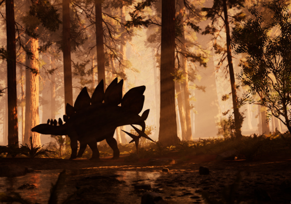 Venture into a prehistoric wilderness where you occupy a pivotal spot in the food chain. Venture into a prehistoric wilderness where you occupy a pivotal spot in the food chain.