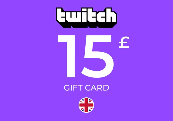 Twitch Gift Card 15 GBP Twitch Gift Card 15 GBP