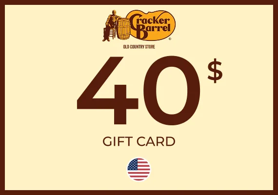 Cracker Barrel Gift Card 40 USD