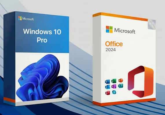 Microsoft Windows 10 Pro & Microsoft Office 2024 - LTSC Standard Bundle