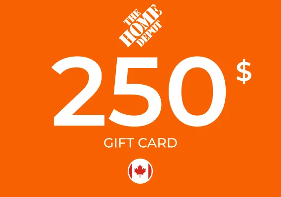 The Home Depot Gift Card 250 CAD