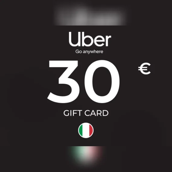Uber Rides Gift Card 30 EUR Key - ITALY