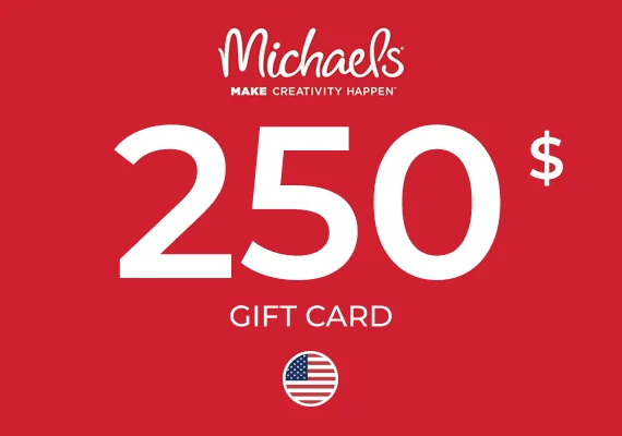 Michaels Gift Card 250 USD