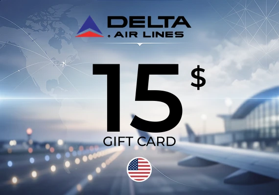 Delta Airlines Gift Card 15 USD