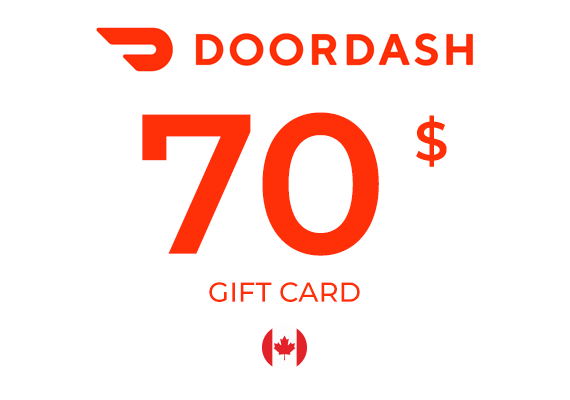 DoorDash Gift Card 70 CAD