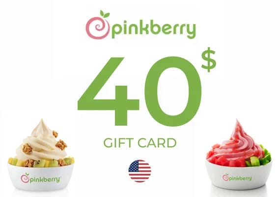 Pinkberry Gift Card 40 USD