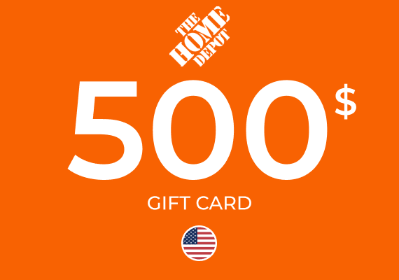 The Home Depot Gift Card 500 USD