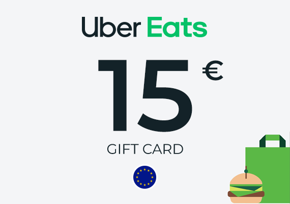 Uber Eats Gift Card 15 EUR Uber Eats Gift Card 15 EUR