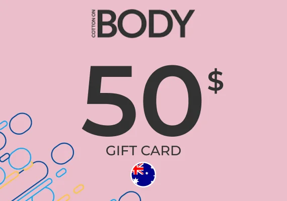 Cotton On Body Gift Card 50 AUD
