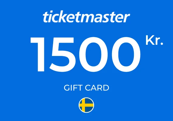 Ticketmaster Gift Card 1500 SEK