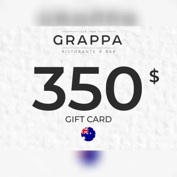 Grappa Ristorante & Bar Gift Card 350 AUD Key - AUSTRALIA