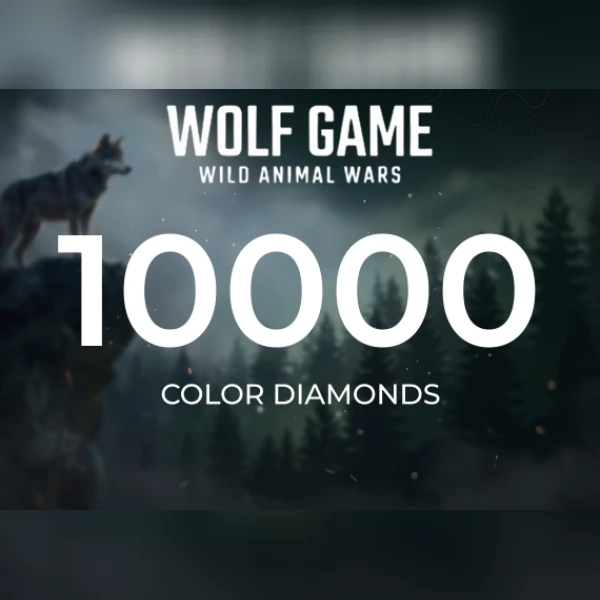 Wolf Game: Wild Animal Wars - 10000 Color Diamonds Direct Top-Up - GLOBAL