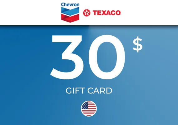 Chevron and Texaco USA Gift Card 30 USD