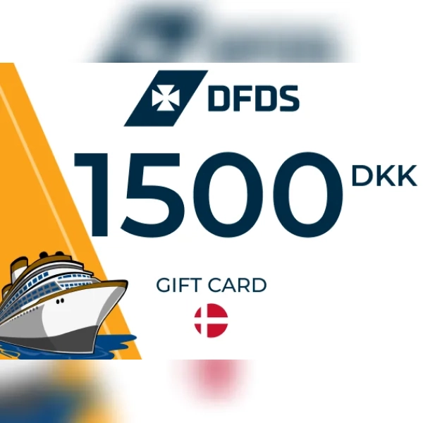 DFDS Gift Card 1500 DKK Key - DENMARK