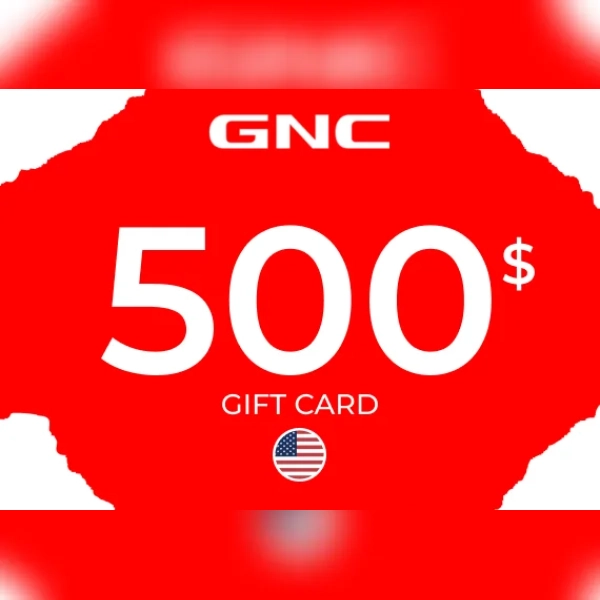 Gnc Gift Card 500 Usd Key - United States