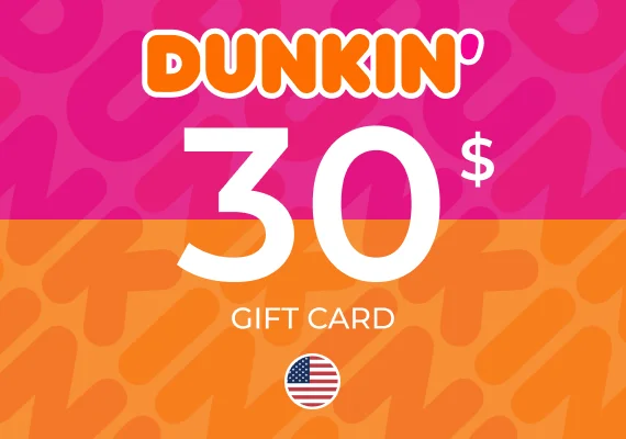 Dunkin' Donuts Gift card 30 USD