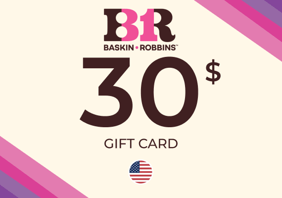 Baskin-Robbins Gift Card 30 USD