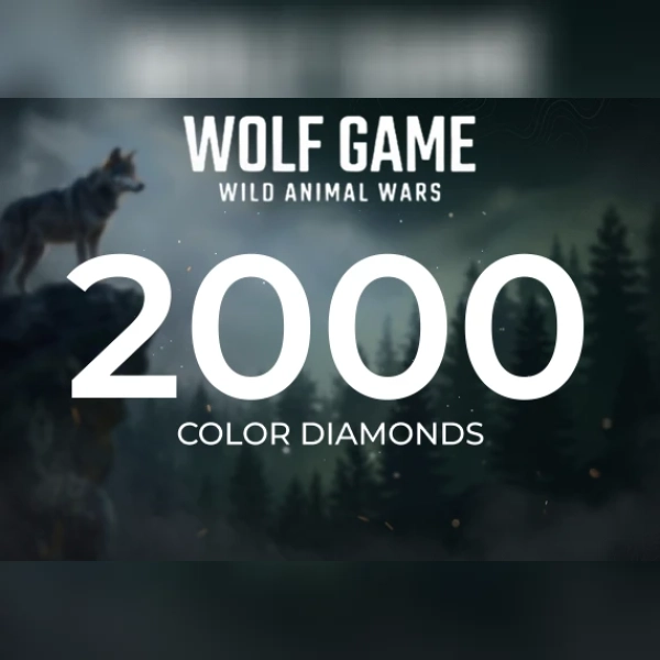 Wolf Game: Wild Animal Wars - 2000 Color Diamonds Direct Top-Up - GLOBAL