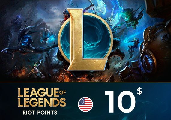 League of Legends Riot Points 10 USD Key - UNITED STATES