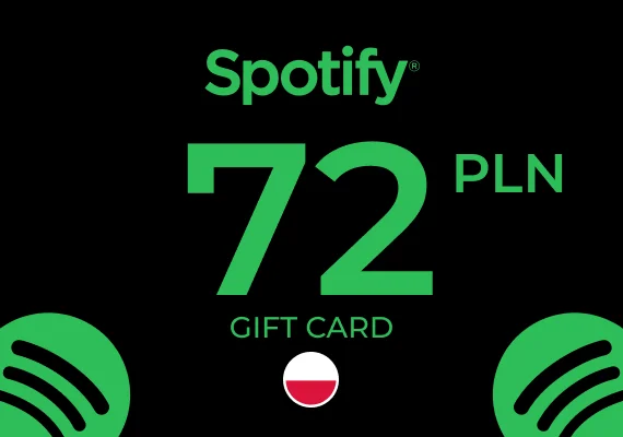 Spotify Gift Card 72 PLN