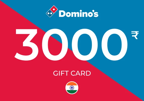 Domino's Pizza Gift Card 3000 INR