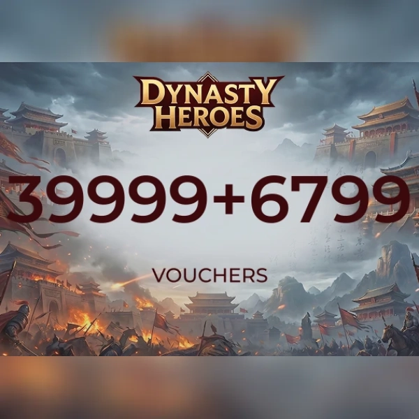 Dynasty Heros - 39999 Voucher + 6799 Voucher Direct Top-Up - GLOBAL