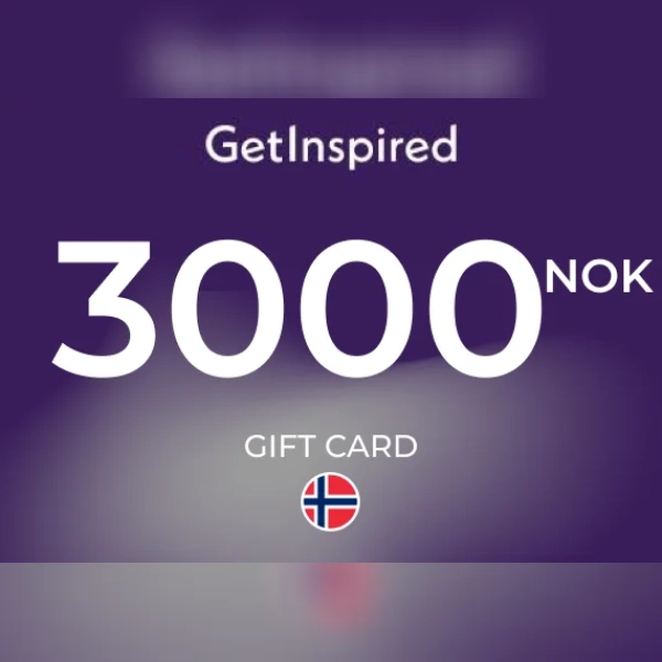 GetInspired Gift Card 3000 NOK Key - NORWAY