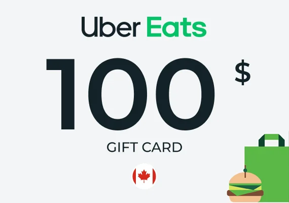 Uber Eats Gift Card 100 CAD