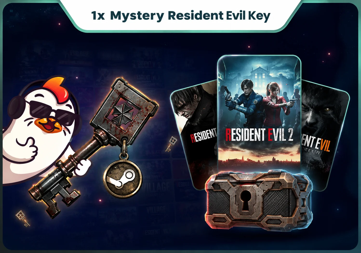1x Resident Evil Mystery Steam Key