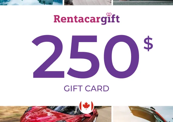 RentacarGift Gift Card 250 CAD