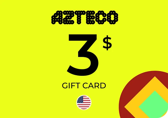 Azteco Bitcoin Voucher - Lightning Gift Card 3 USD