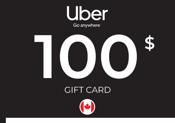 Uber Gift Card 100 CAD Uber Gift Card 100 CAD