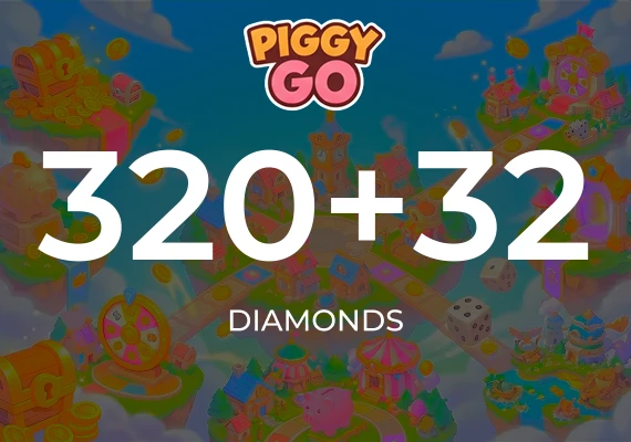 Piggy GO - 320 + 32 Diamonds
