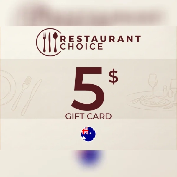 Restaurant Choice Gift Card 5 AUD Key - AUSTRALIA