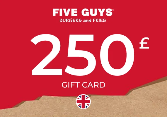Five Guys Gift Card 250 GBP