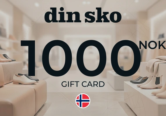 Din Sko Gift Card 1000 NOK