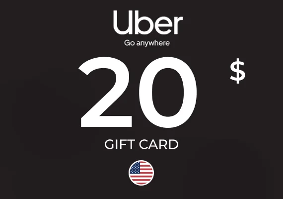 Uber Rides Gift Card 20 USD