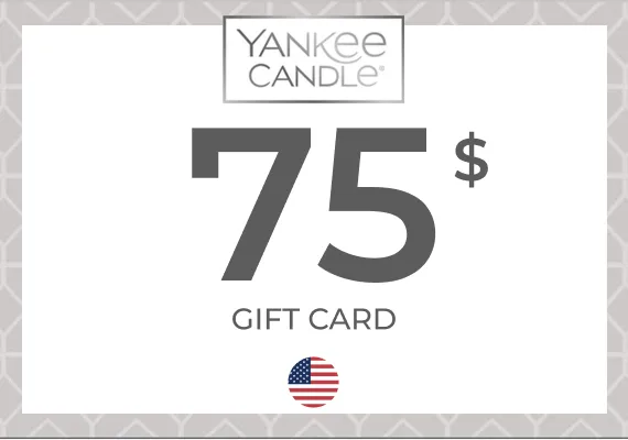Yankee Candle Gift Card 75 USD