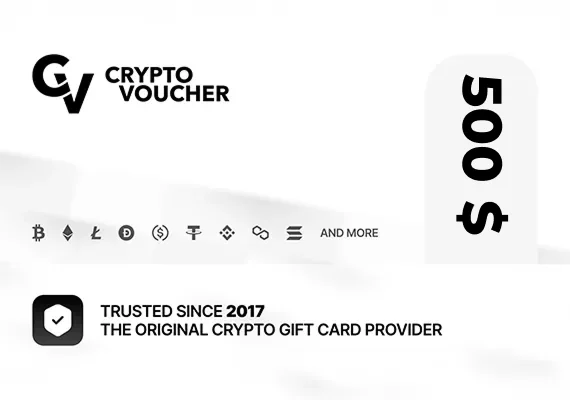 Crypto Voucher Bitcoin (BTC) 500 USD