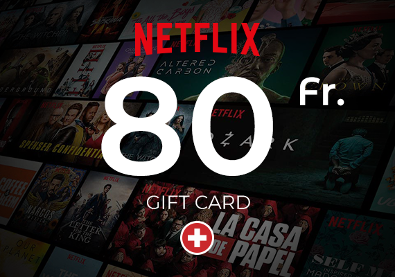 Netflix Gift Card 80 CHF Netflix Gift Card 80 CHF