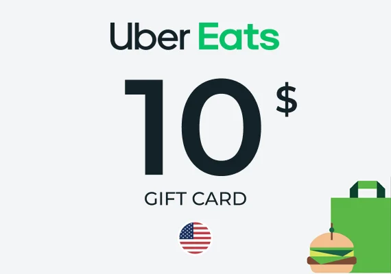 Uber Eats Gift Card 10 USD