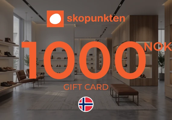 Skopunkten Gift Card 1000 NOK